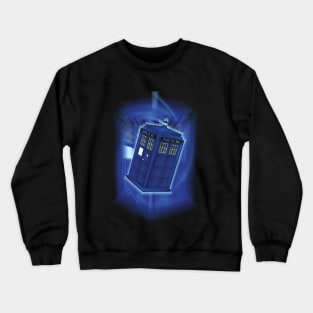 TARDIS Through Time - Dr Who Crewneck Sweatshirt